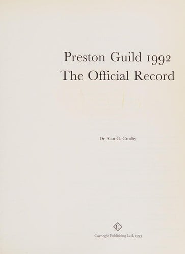 Preston Guild, '92