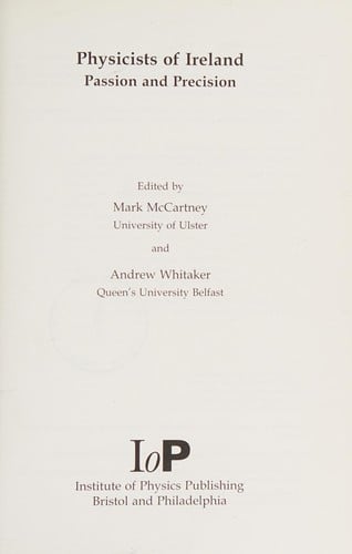 Physicists of Ireland