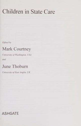 Children in state care