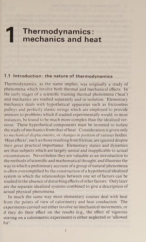 An introduction to the study of chemical thermodynamics