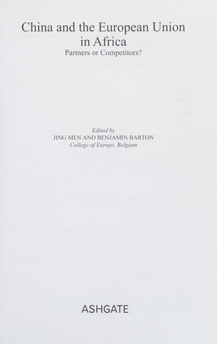 China and the European Union in Africa