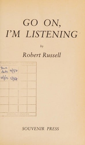 Go on, I'm listening