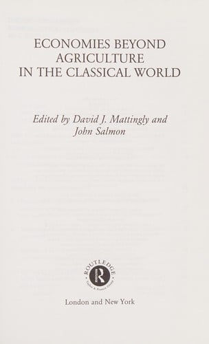 Economies beyond agriculture in the classical world