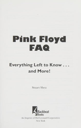 Pink Floyd FAQ