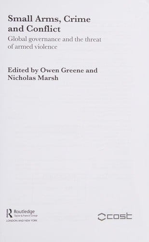 Small arms, crime and conflict