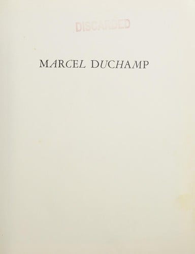 Marcel Duchamp