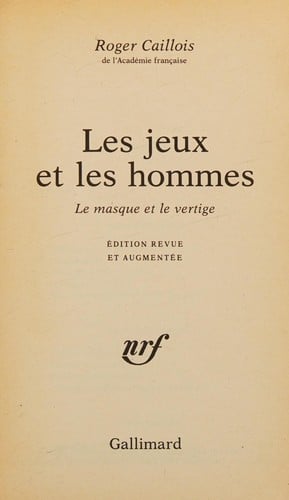Les jeux et le hommes