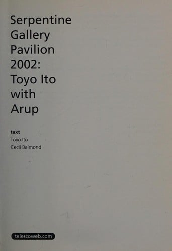 Serpentine Gallery pavilion 2002