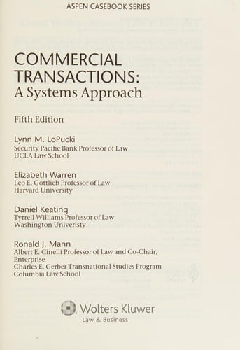 Commercial transactions