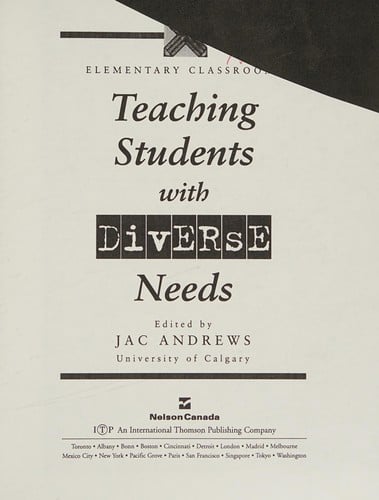 Teaching students with diverse needs