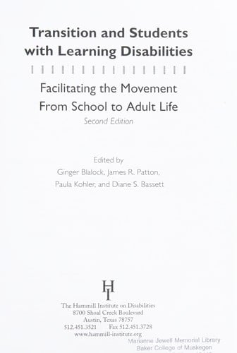 Transition and students with learning disabilities