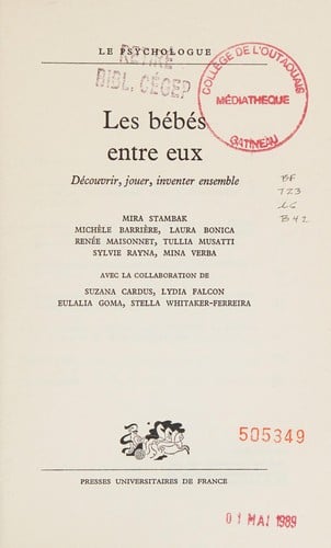 Les Bébés entre eux