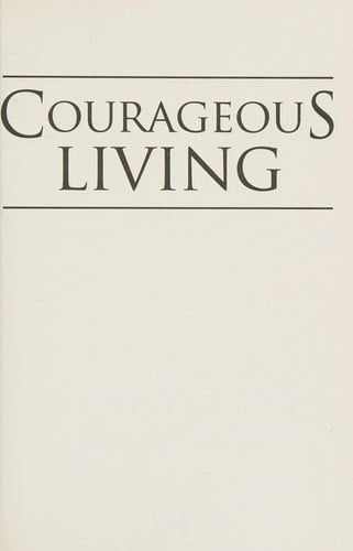 Courageous living