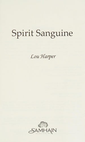 Spirit Sanguine