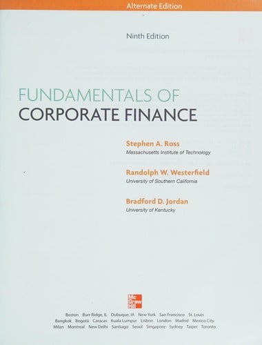 Fundamentals of corporate finance