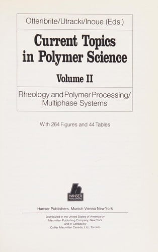 Current topics in polymer science