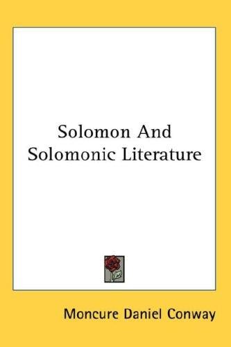 Solomon and Solomonic literature