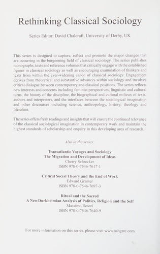 The social thought of Talcott Parsons