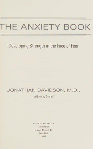 The anxiety book