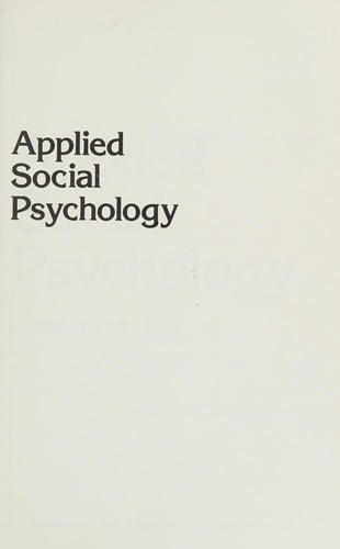 Applied social psychology
