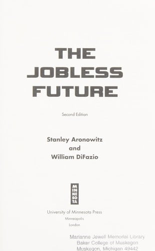 The jobless future
