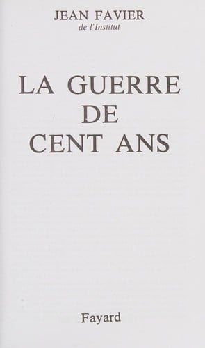 La guerrede Cent ans