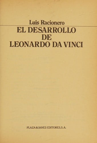 El desarrollo de Leonardo da Vinci
