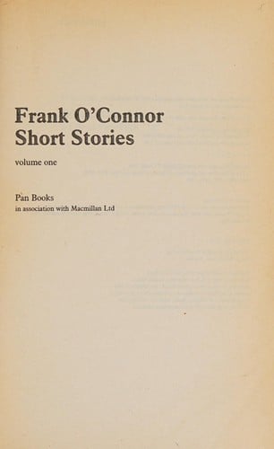 Frank O'Connor short stories