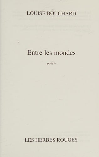 Entre les mondes