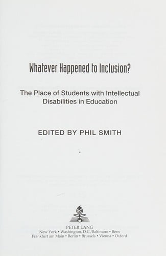 Whatever happened to inclusion?