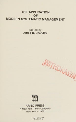 The Application of modern systematic management