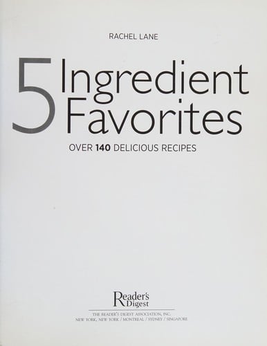 5 ingredient favorites