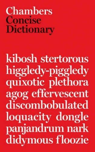 Chambers concise dictionary