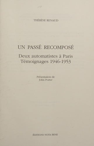 Un passé recomposé
