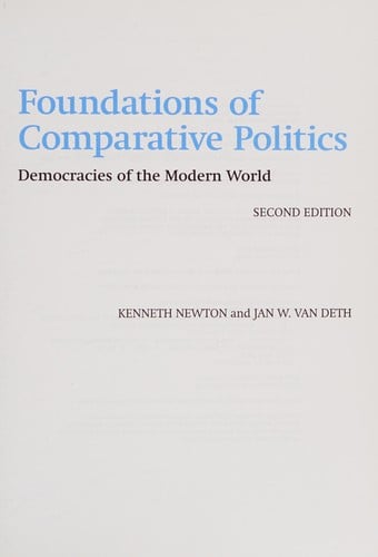 Foundations of comparative politics