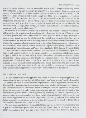 The social psychology of aggression