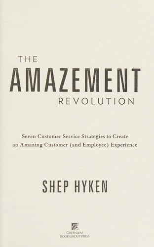 The amazement revolution