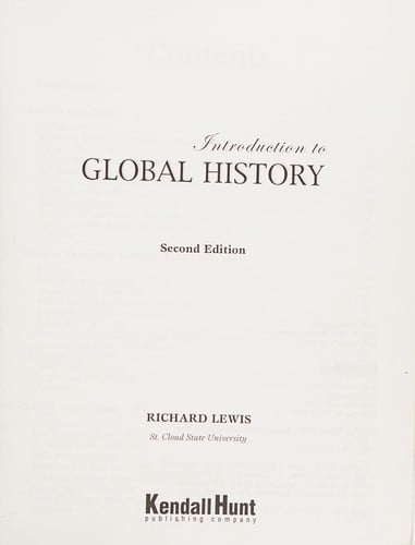 Introduction to global history