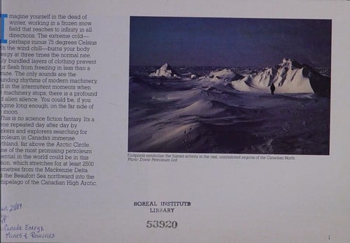 The Northern energy search