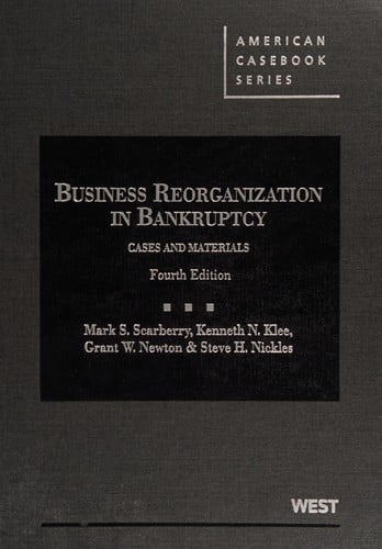 Business reorganization in bankruptcy