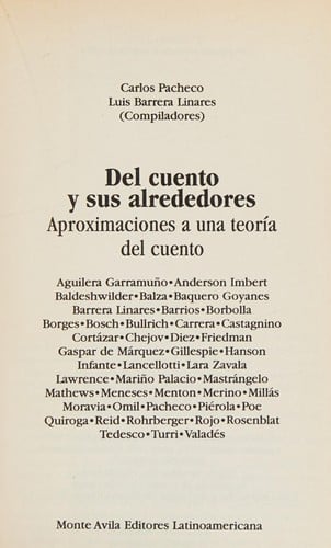 Del cuento y sus alrededores