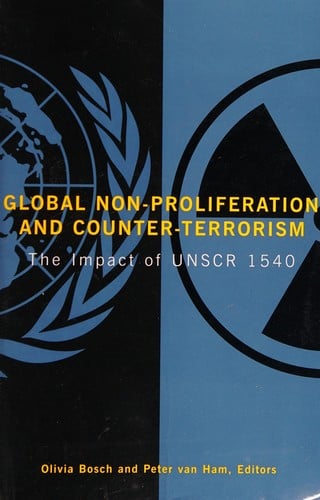 Global non-proliferation and counter-terrorism