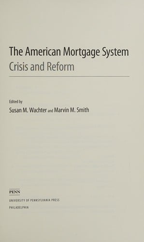 The American mortgage system