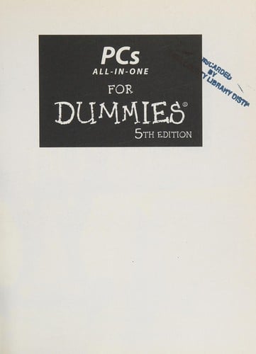 PCs all-in-one for dummies
