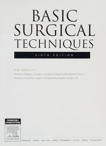 Basic surgical techniques