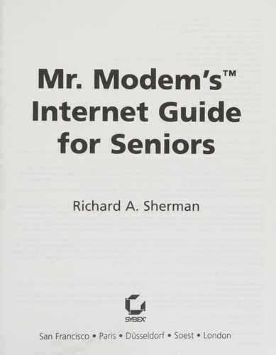 Mr. Modem's internet guide for seniors