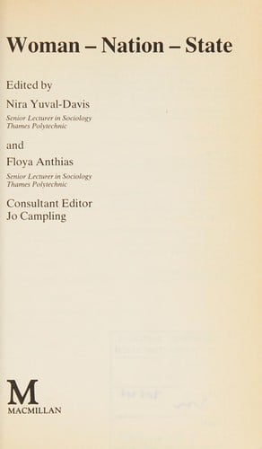 Woman, nation, state