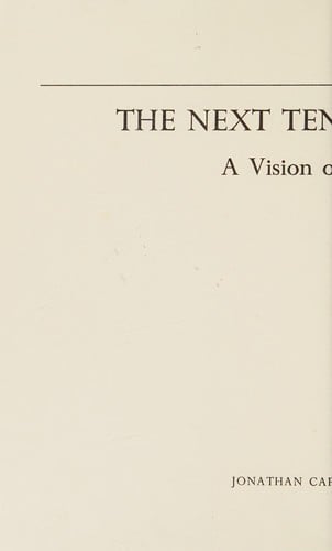 The next ten thousand years