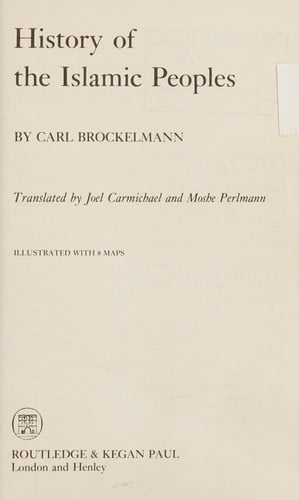 History of the Islamic peoples