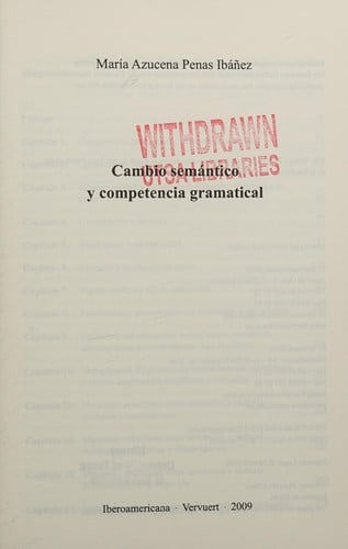 Cambio semántico y competencia gramatical